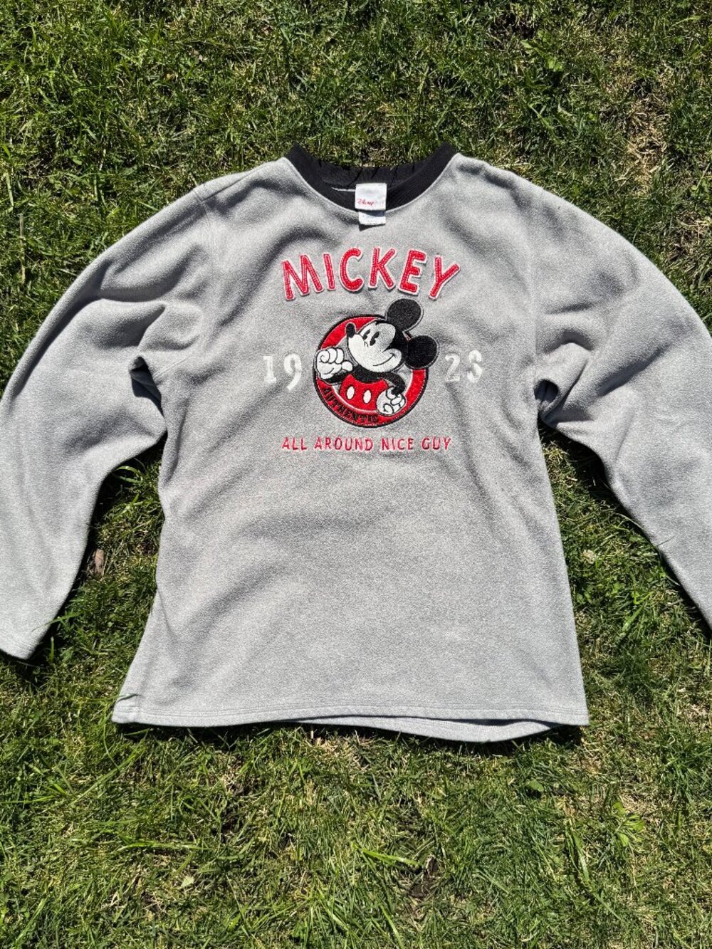 Disney Store - Vintage Mickey Mouse Sweatshirt (Men's) - Gray